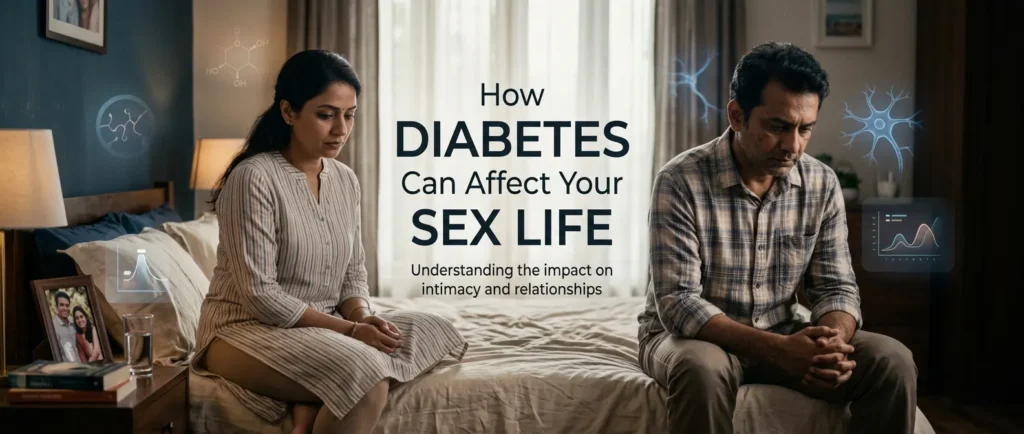 Diabetes affecting sexual health, intimacy and hormone balance in men and women
