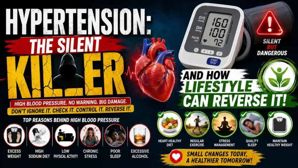 Hypertension: The Silent Killer and How Lifestyle Can Reverse It