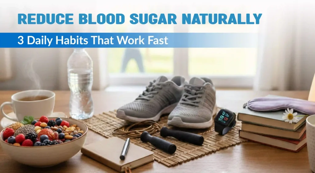 3 Daily Habits to Naturally Reduce Blood Sugar Levels