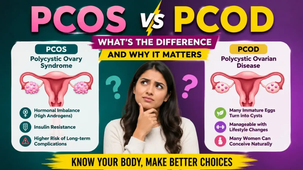 PCOS vs PCOD: What's the Difference and Why It Matters
