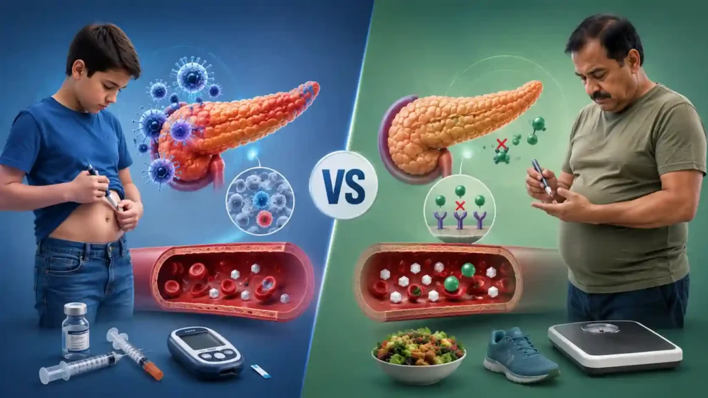 Type 1 vs Type 2 Diabetes: Key Differences Explained