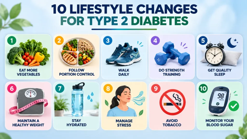 10 Lifestyle Changes That Can Help Control Type 2 Diabetes