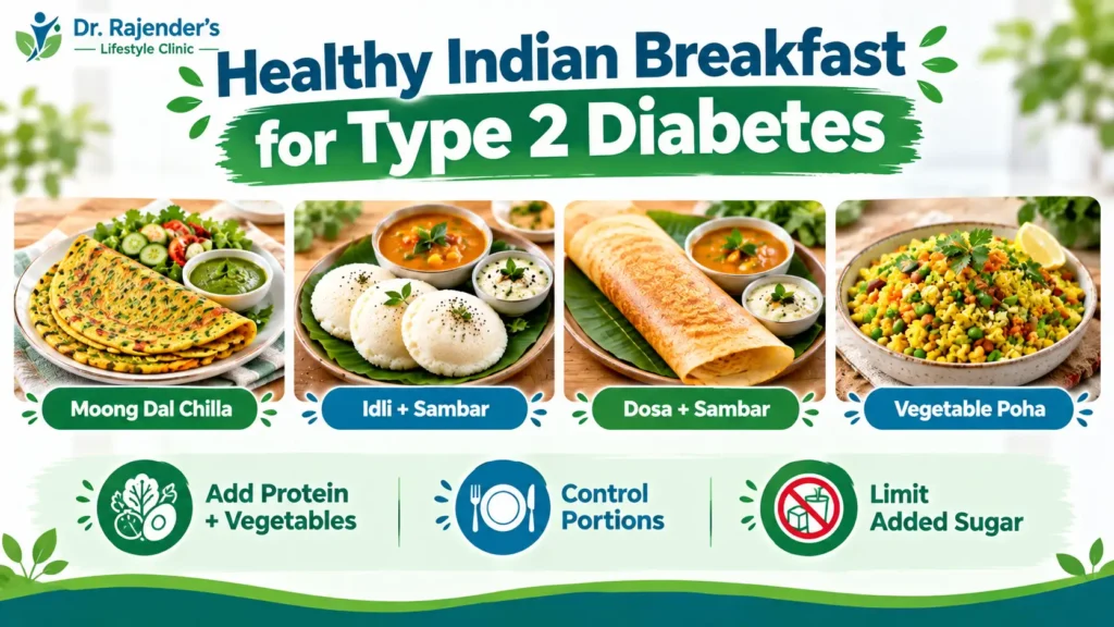 Best Indian Breakfast for Diabetes Idli, Dosa, Poha and More