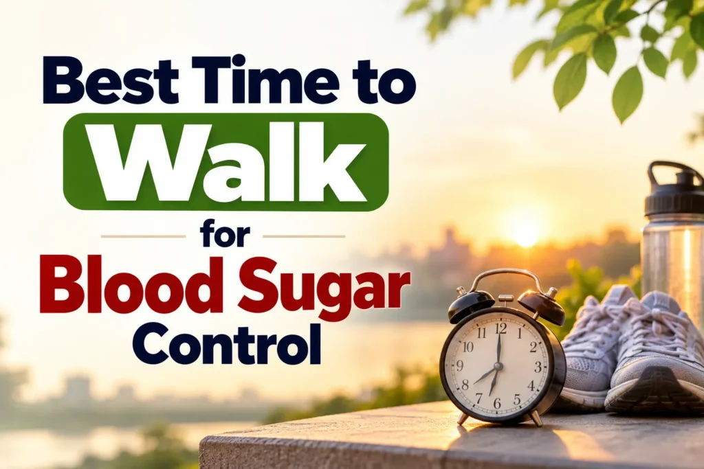 Best Time to Walk for Blood Sugar Control