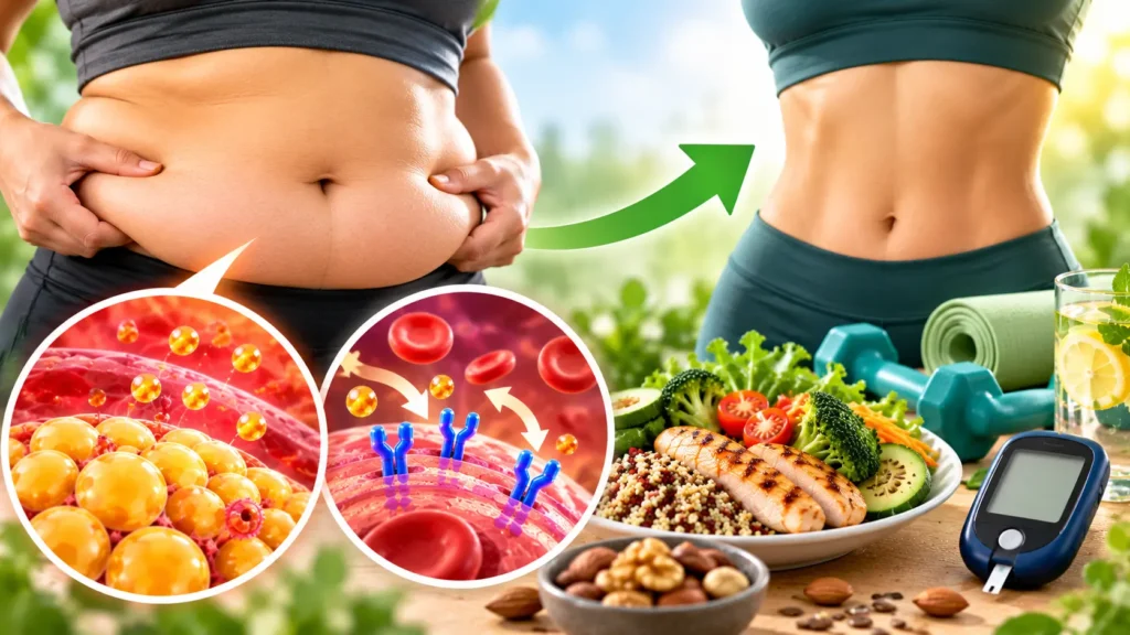 How to Reduce Belly Fat and Improve Blood Sugar