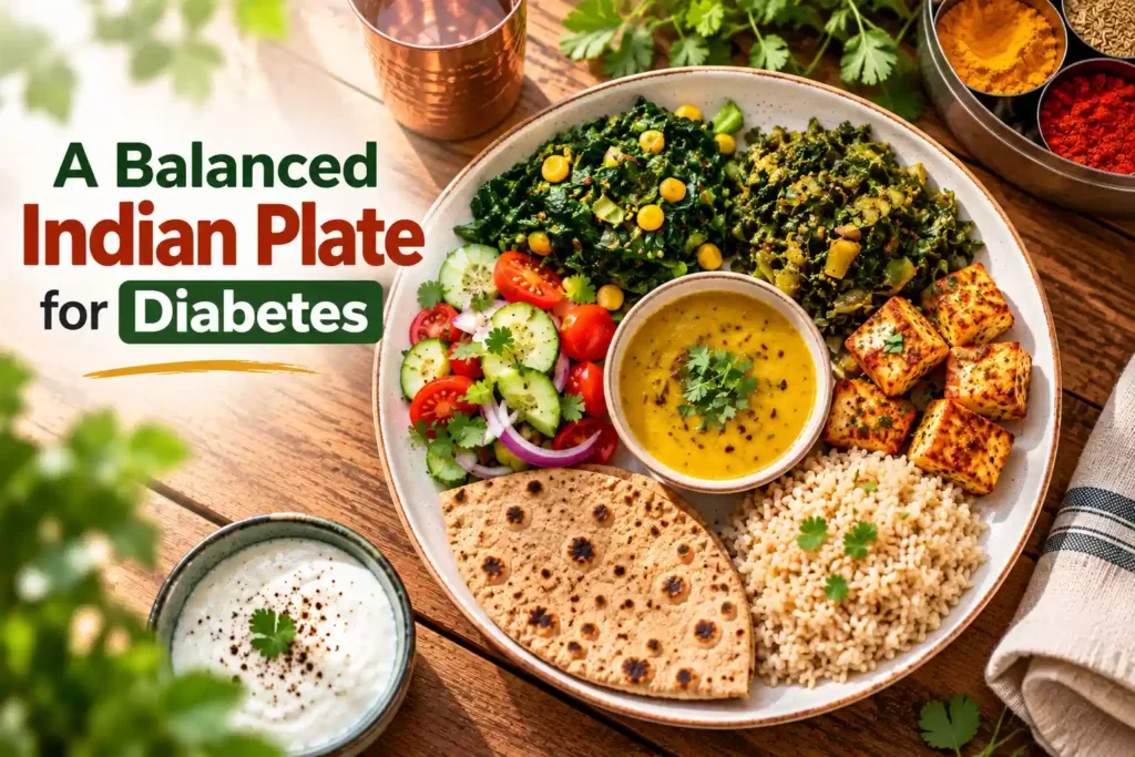 Indian Plate for Diabetes