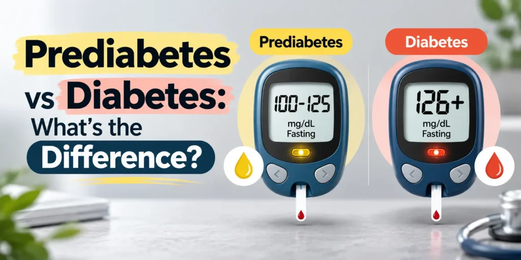 Prediabetes vs Diabetes What's the Difference