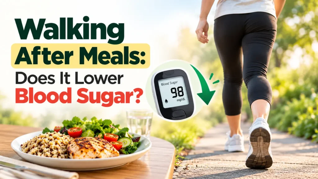 Walking After Meals Does It Lower Blood Sugar