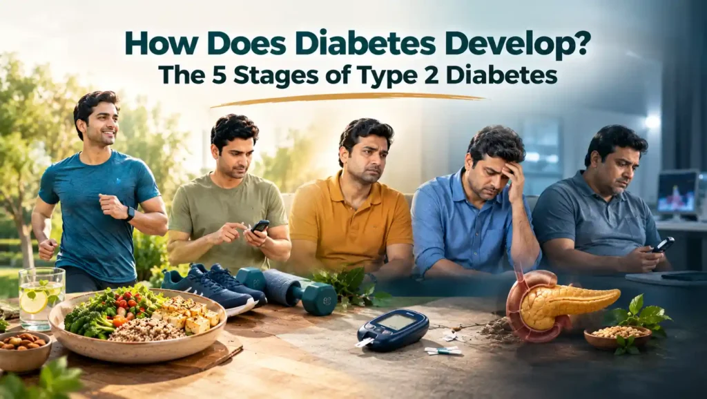 5 Stages of Type 2 Diabetes