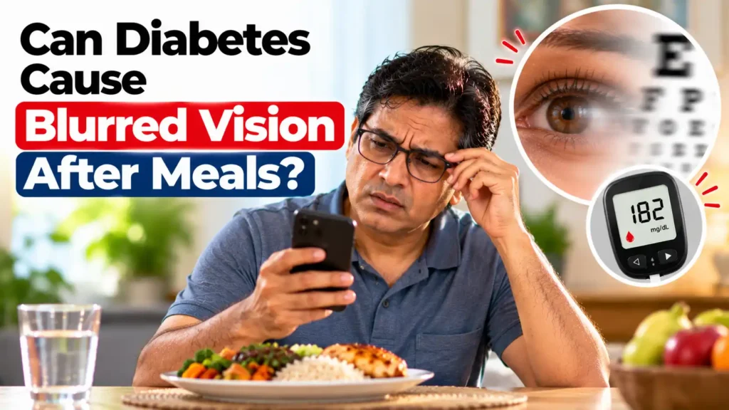 Can Diabetes Cause Blurred Vision After Meals