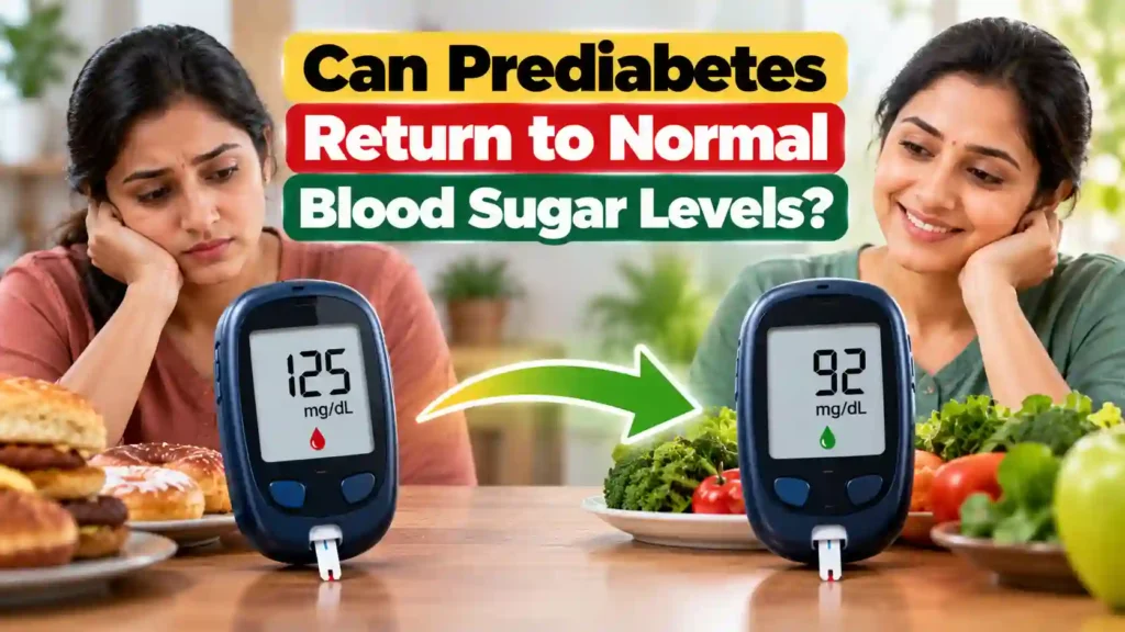 Can Prediabetes Return to Normal Blood Sugar Levels