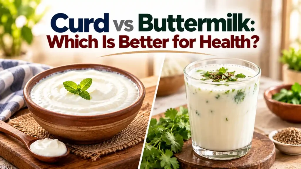 Curd vs Buttermilk Which Is Better for Health