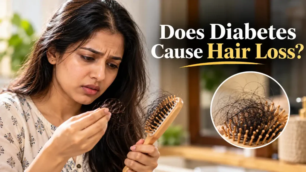 Does diabetes cause hair loss