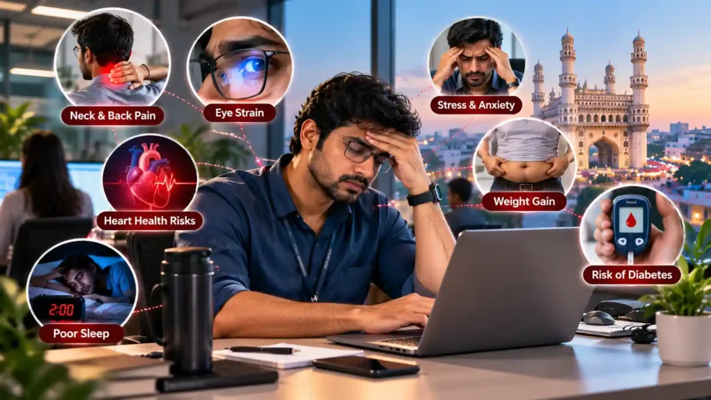 Health Risks for IT Professionals in Hyderabad