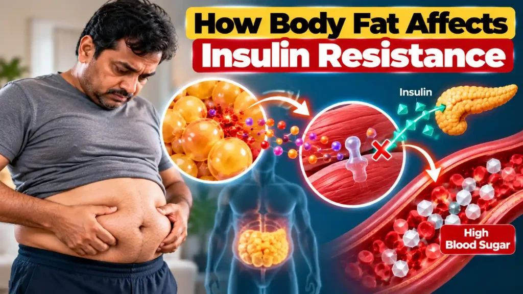 How Body Fat Affects Insulin Resistance and Blood Sugar