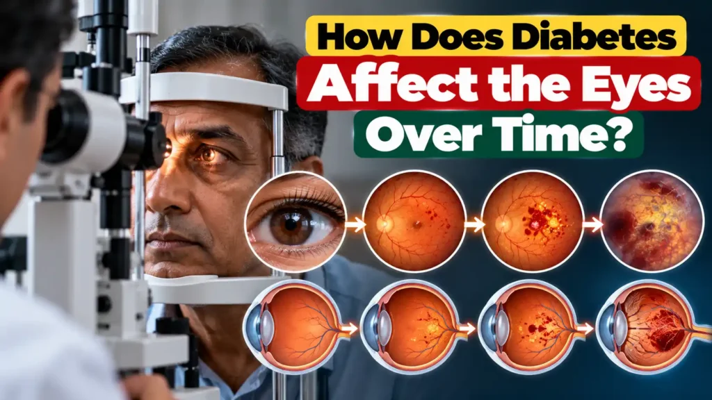 How Does Diabetes Affect the Eyes Over Time