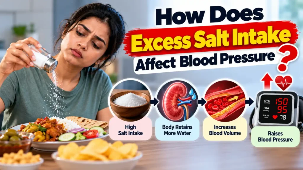 How Does Excess Salt Intake Affect Blood Pressure