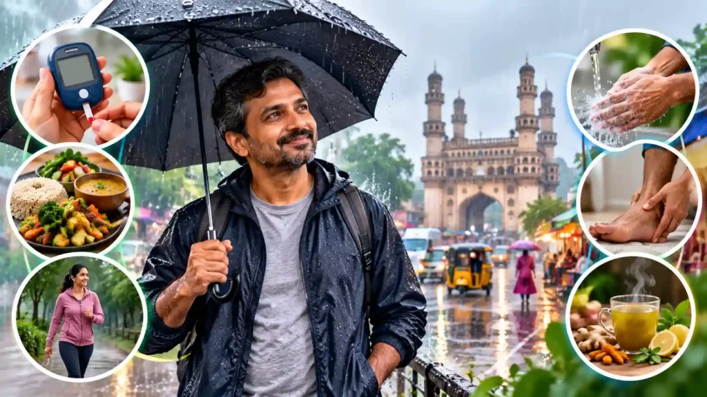 Monsoon Care for Diabetes in Hyderabad