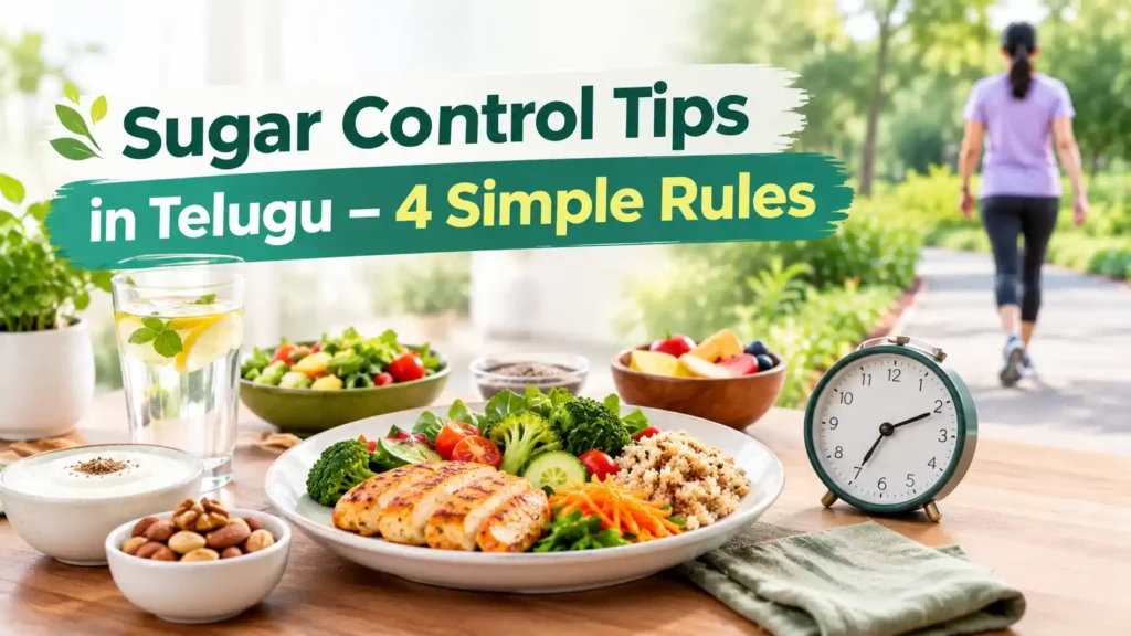 Sugar Control Tips in Telugu