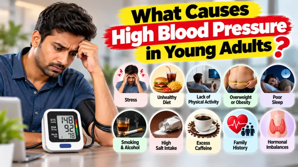 What Causes High Blood Pressure in Young Adults