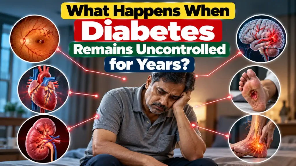 What Happens When Diabetes Remains Uncontrolled for Years