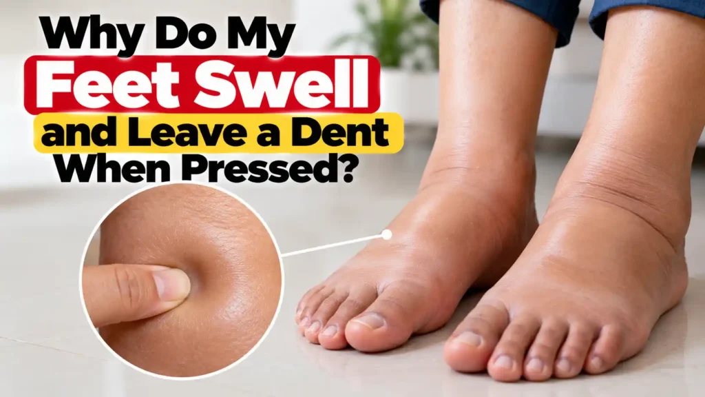 Why Do My Feet Swell and Leave a Dent When Pressed
